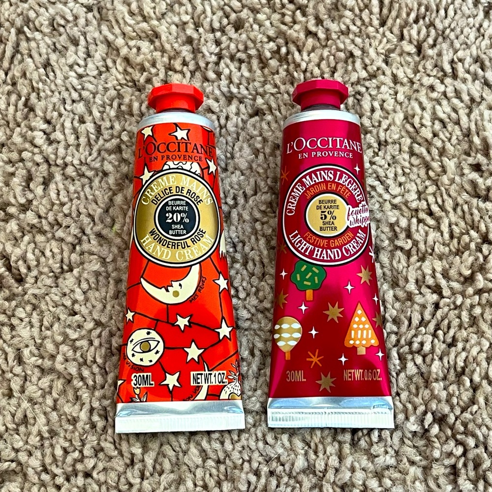 L’OCCITANE Shea Butter Wonderful Rose, Festive Garden Light Hand Cream